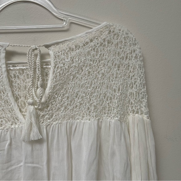 Zara Woman White Lace Blouse - Picture 11 of 14